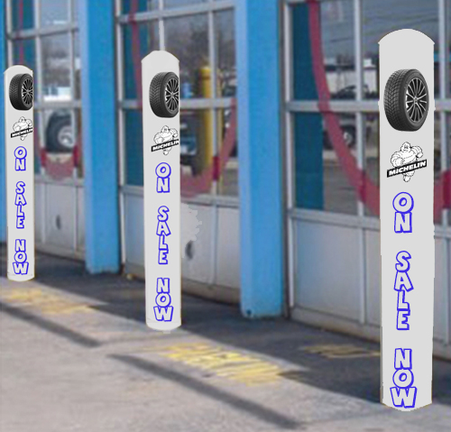 Round and 3-sided Bollard Covers